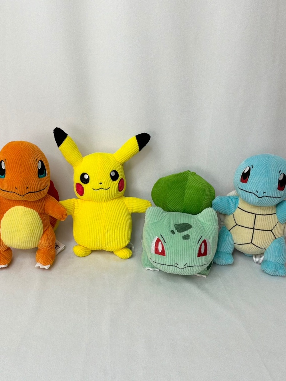 Pre-Owned Set of 4 Pokémon Go Plush 7-10in Stuffed Animals